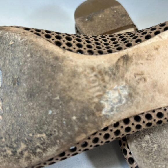 Chloe perforated "Lauren" leather ballet flats size EU 37 - Picture 8 of 9